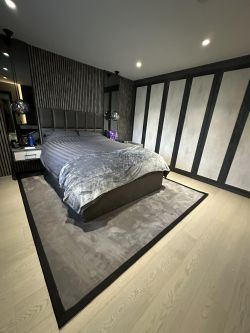 Cheshire Silk Onyx Rug/Black Border