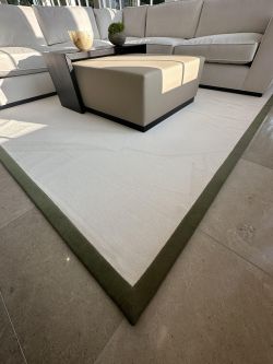Cheshire Silk Lace Rug/Cactus Border