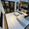 Cheshire Silk Nude Rug/Navy Border